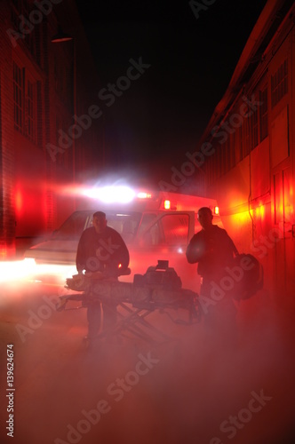 medics respond to emergency