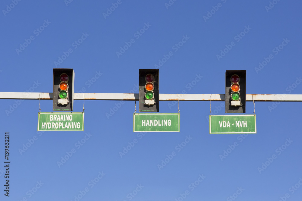 Traffic Lights - test circuit Stock Photo | Adobe Stock