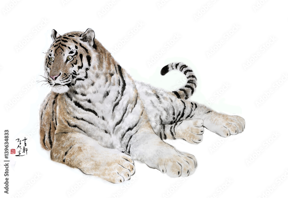 Fototapeta premium Tiger by JEONg,Seok-ho