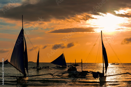 sunset in Boracay island © DD25