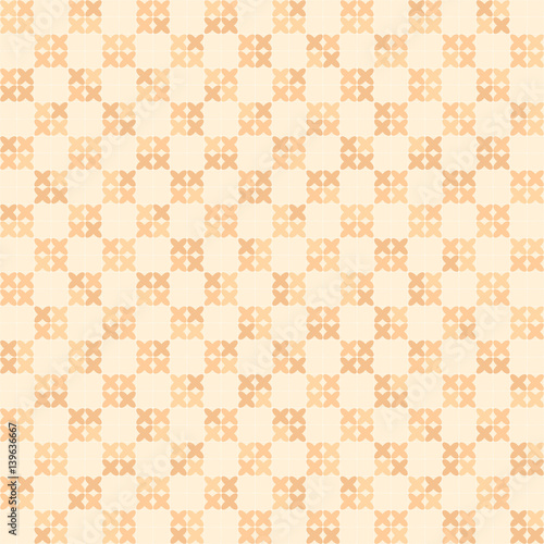 Cross-stitched pattern. Seamless vector