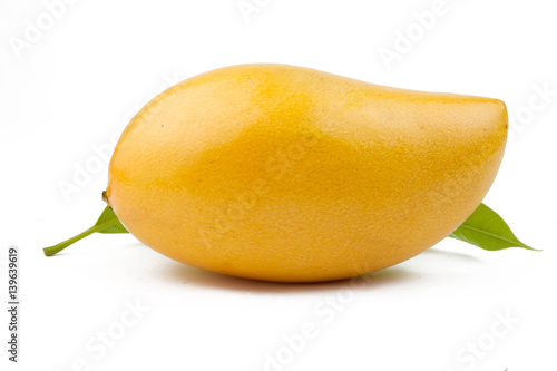 Mango isolated white