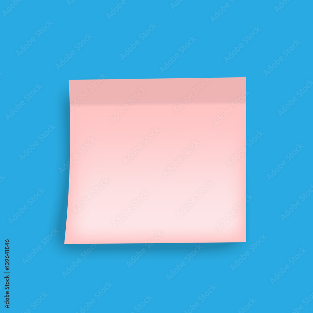pink sticky. Vector illustration pink sticky. Vector illustration