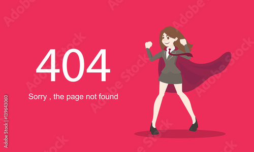 Page Not Found Error 404.Vector template