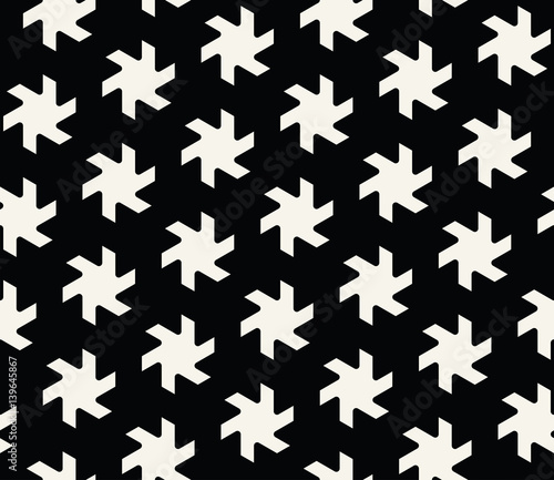 abstract geometric graphic print seamless vector pattern