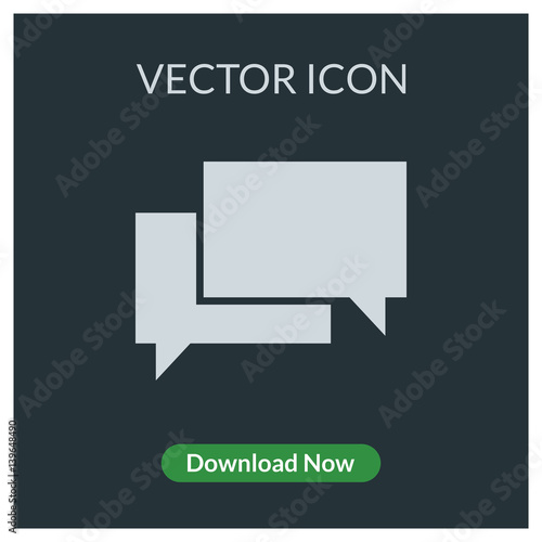 Chat box vector icon