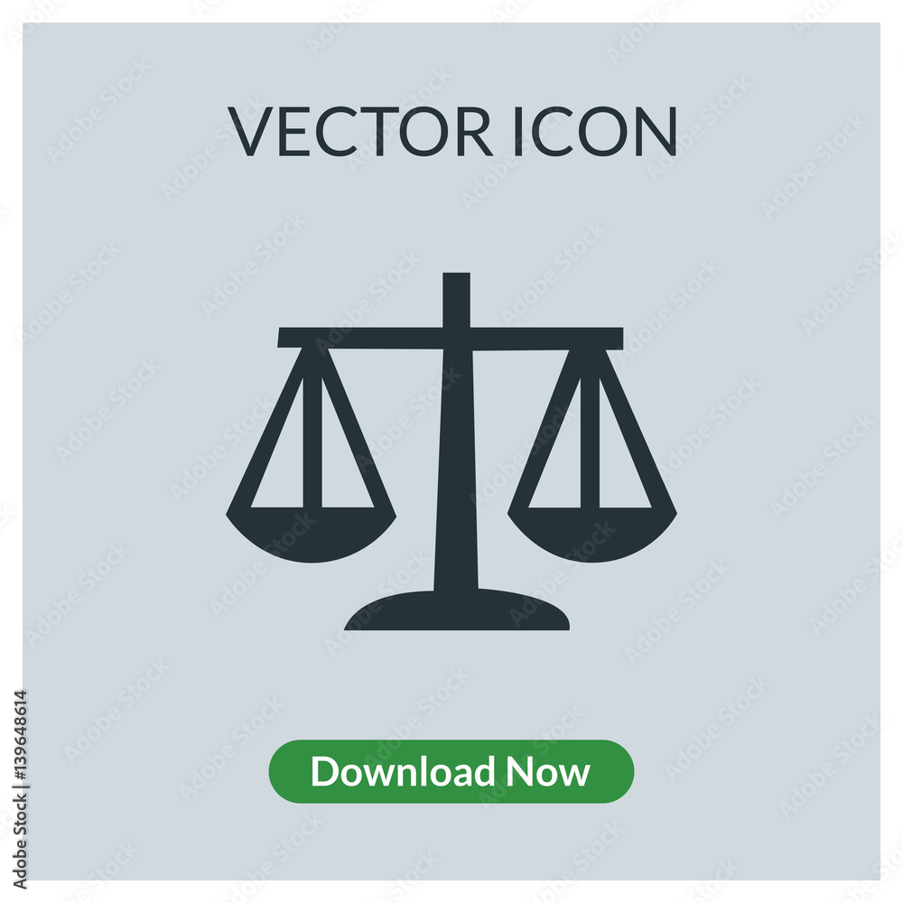 Scale vector icon Scale vector icon