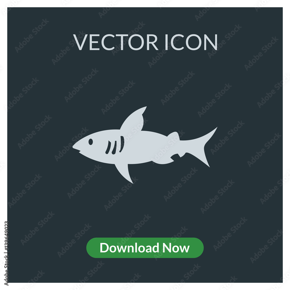 Shark vector icon Shark vector icon