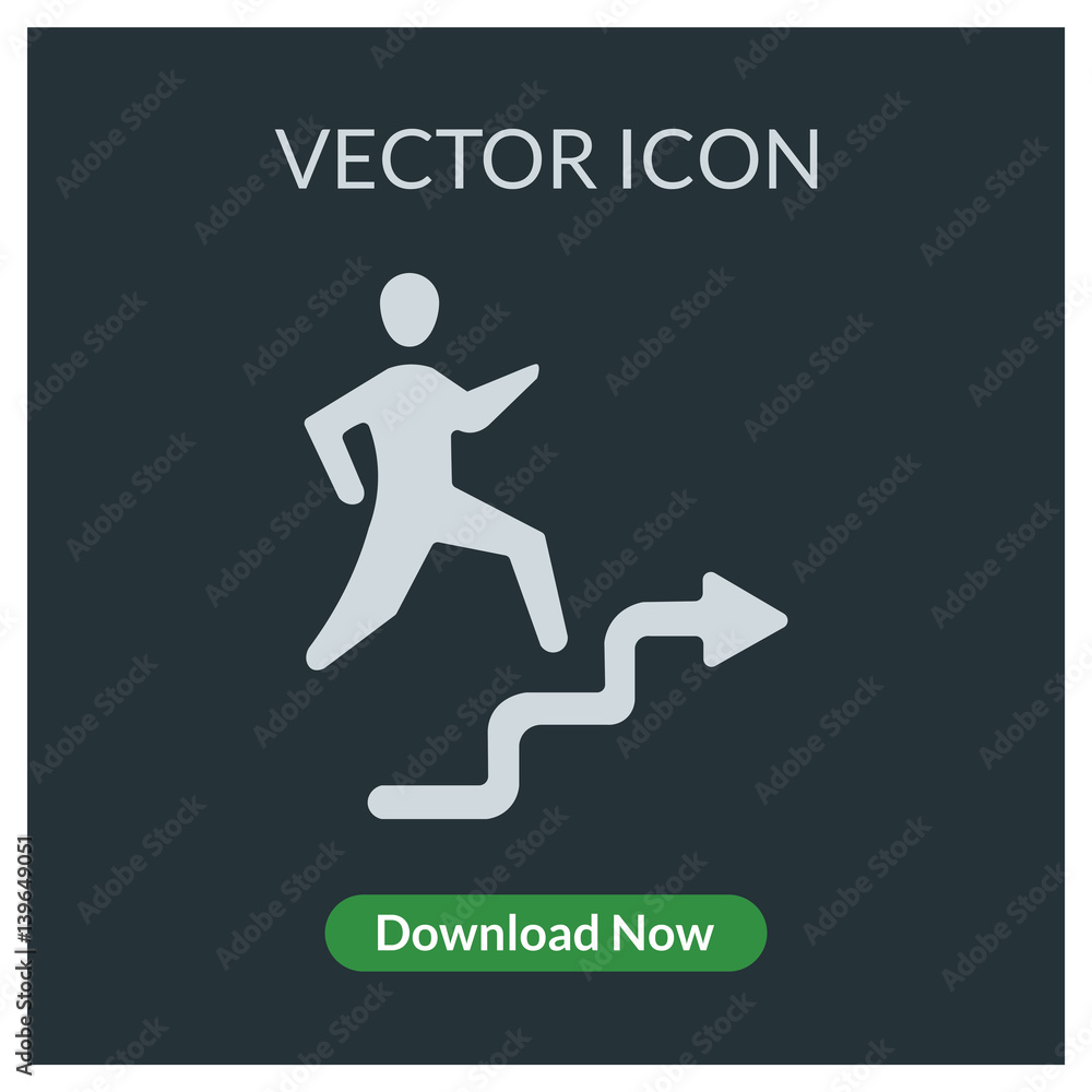 Bussiness success vector icon