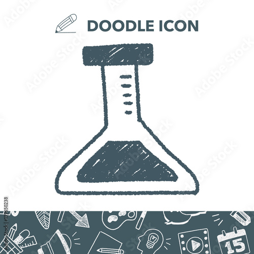Experiments bottle doodle drawing