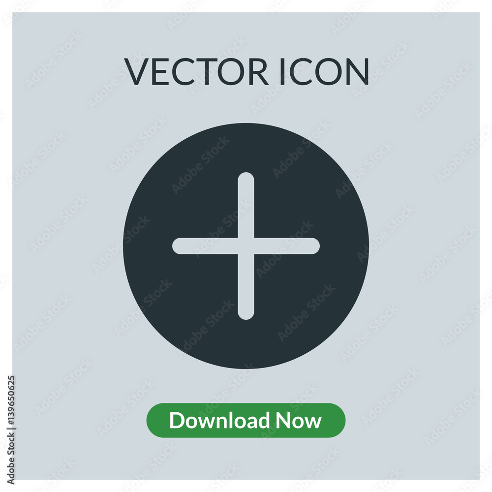 Fototapeta premium Plus vector icon