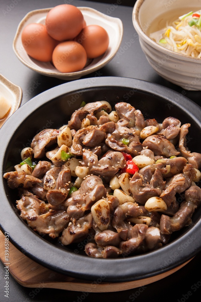 Stir-fried Chicken Gizzard Stir-fried Chicken Gizzard