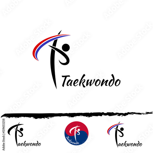 Set taekwondo logo