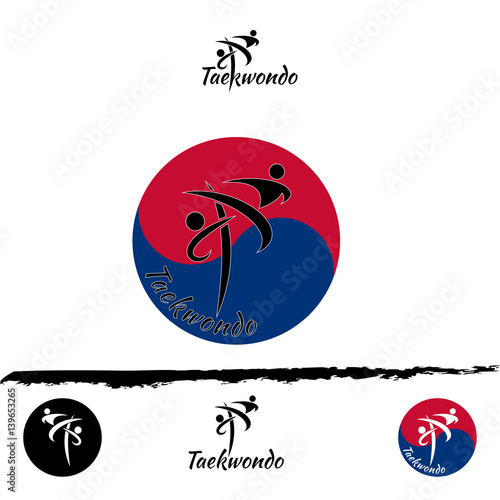 Set taekwondo logo