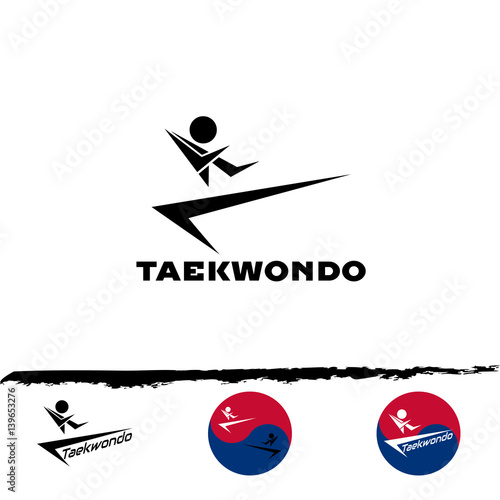Set taekwondo logo