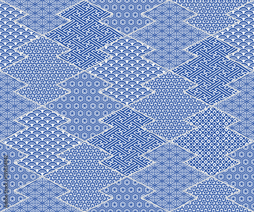 松皮菱　日本の伝統文様