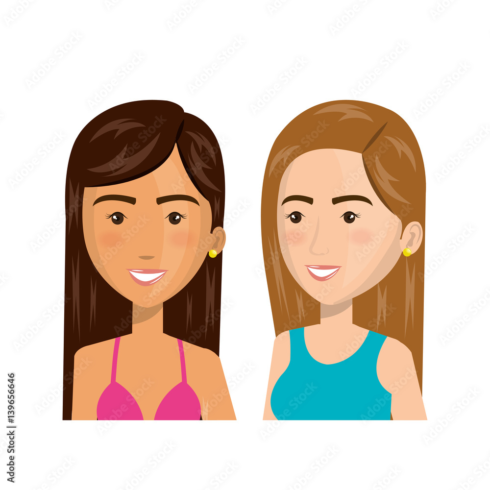 young woman lifestyle avatar vector illustration design young woman lifestyle avatar vector illustration design