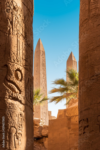 Vászonkép Die zwei Obelisken