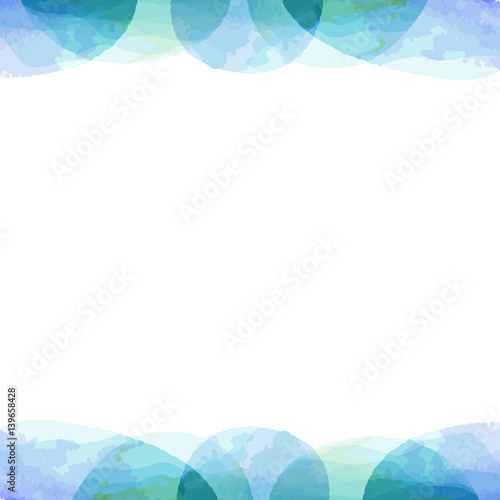 frame of pastel color watercolor painting texture