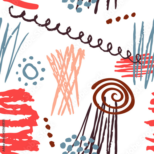 Seamless vector patterns.