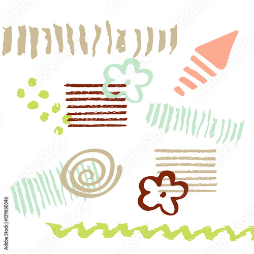 Seamless vector patterns.