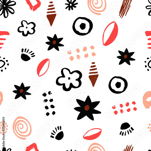 Seamless vector patterns.