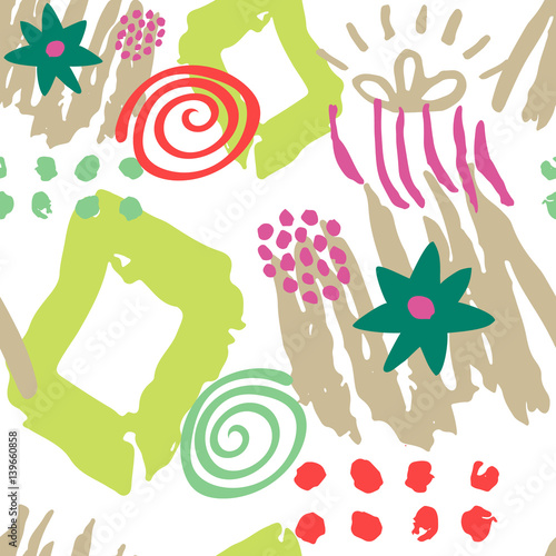 Seamless vector patterns.