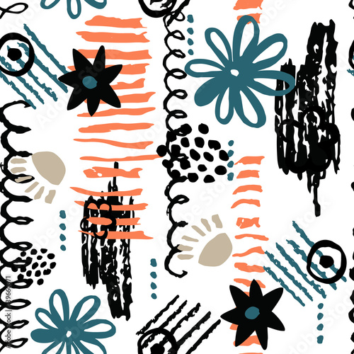 Seamless vector patterns.