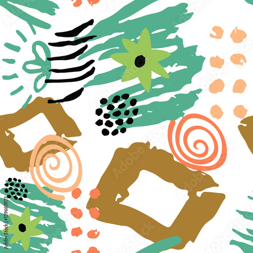 Seamless vector patterns.