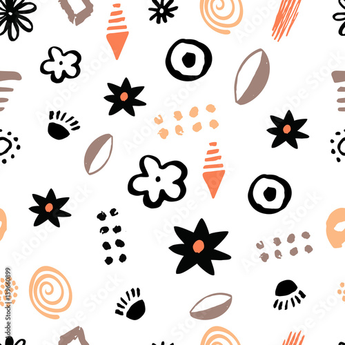 Seamless vector patterns.