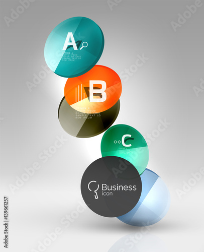 Shiny circles with text in 3d space Free Download Shiny circles with text in 3d space - GFXLoad