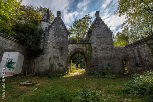 old abandoned castle