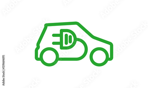 Elektro Auto Piktogramm