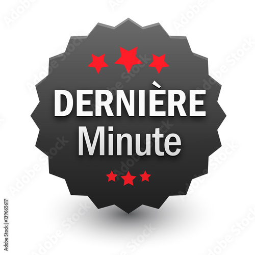 Tampon "DERNIERE MINUTE"