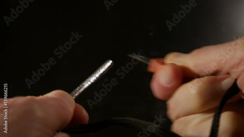Cutting sparks from the flint
