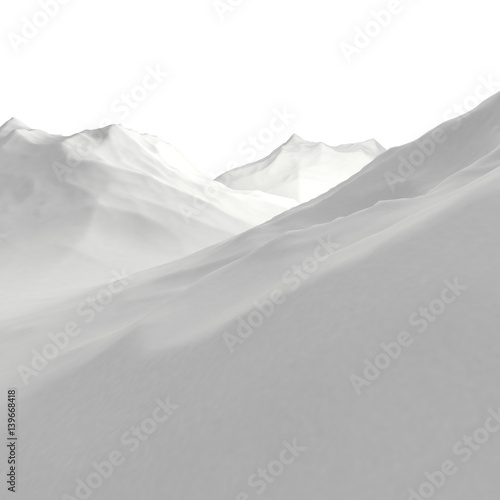3d composition background mountains © sanchopancho