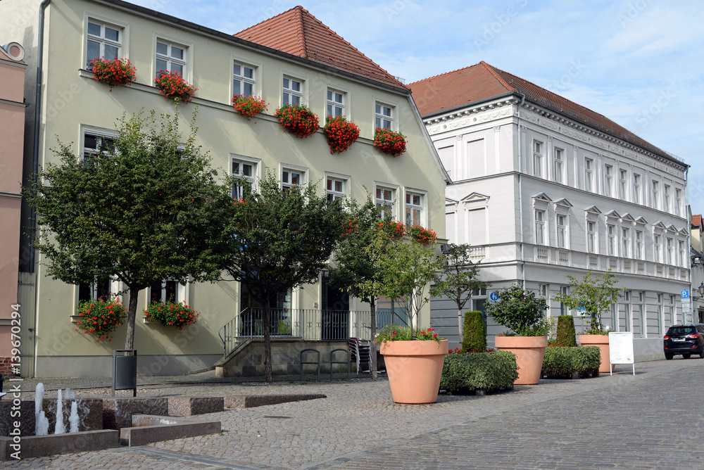 Fototapeta premium Am Marktplatz Havelberg Sachsen-Anhalt