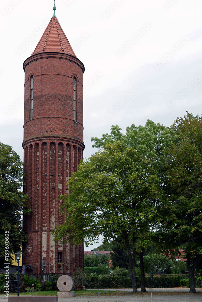 alter Wasserturm in Havelberg Sachsen-Anhalt