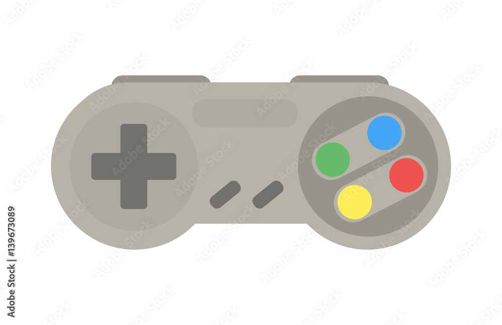 Game console joystick vector illustration Game console joystick vector illustration