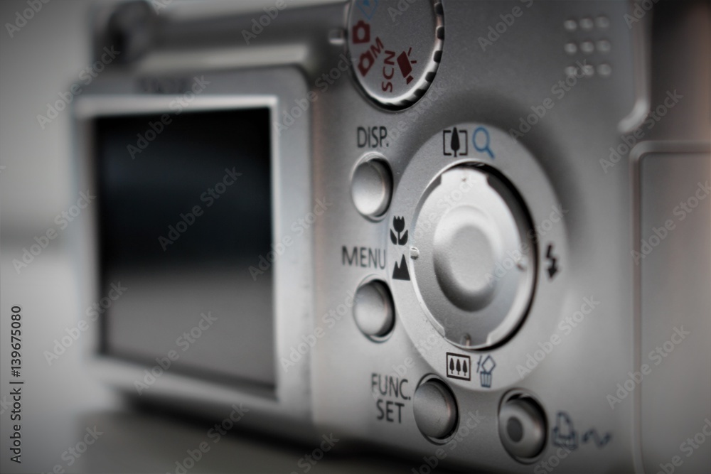 An image of a camera - background blurry