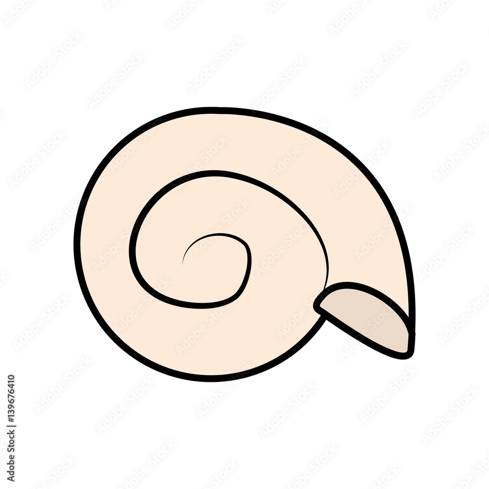 conch or shell icon image vector illustration design conch or shell icon image vector illustration design