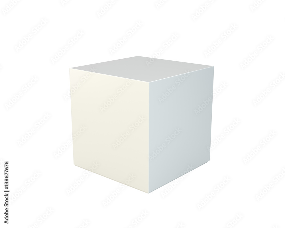 Cardboard box isolated on white background. 3d rendering Cardboard box isolated on white background. 3d rendering