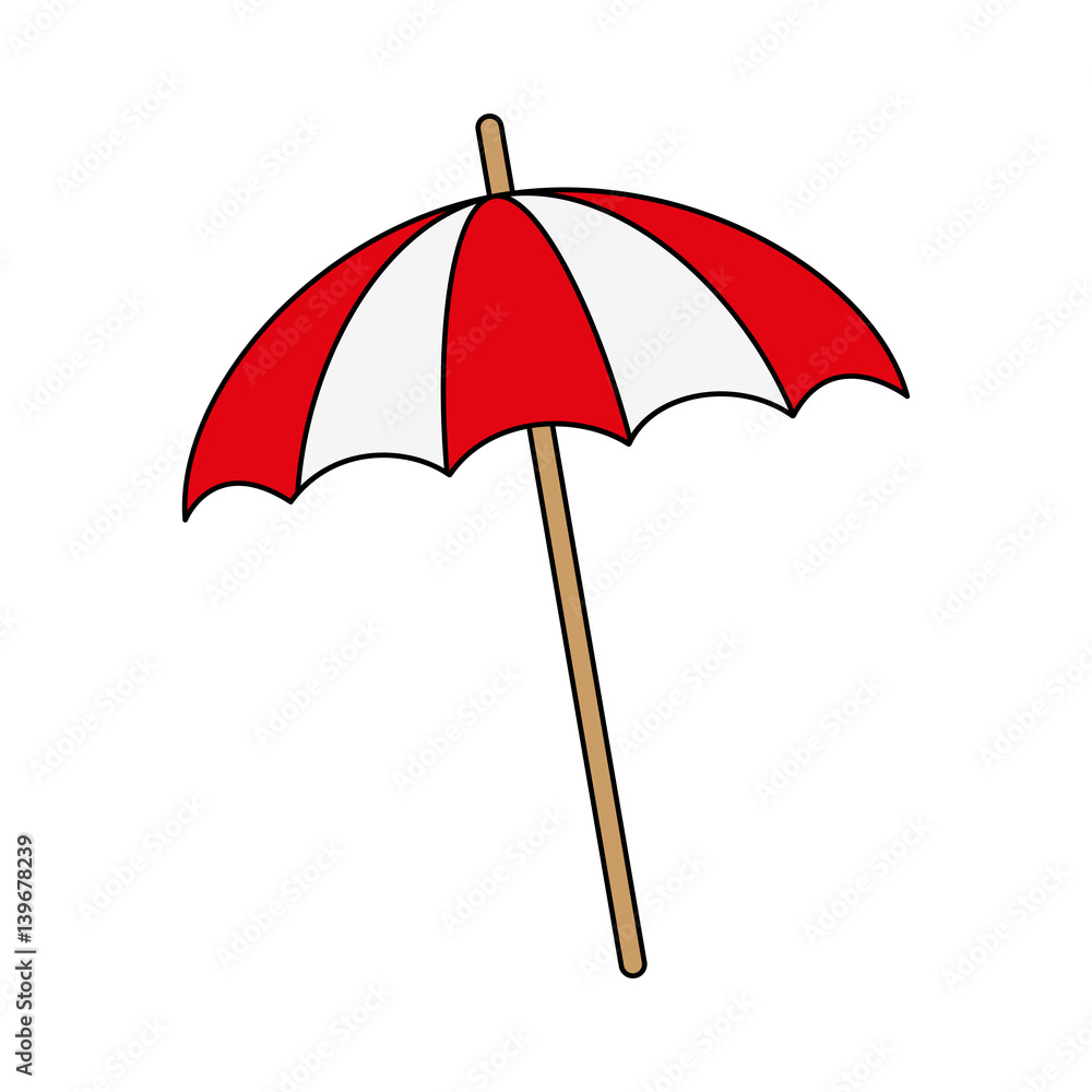 striped parasol icon image vector illustration design striped parasol icon image vector illustration design