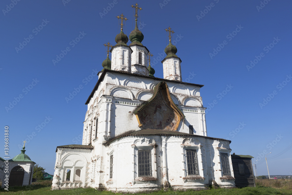 Church of Demetrius of Thessaloniki in Dymkovo Sloboda of Veliky Ustyug, Vologda region, Russia