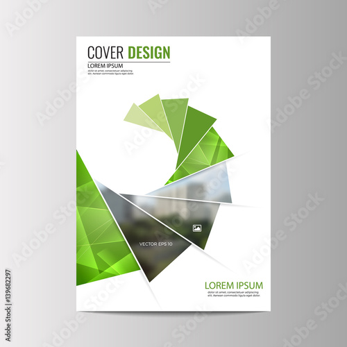 Abstract flyer design background. Brochure template.
