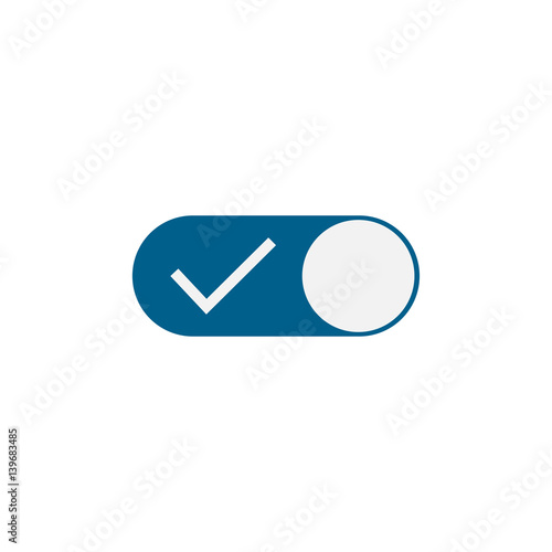 Touch button check mark. Touch Button Yes or No. Toggle button