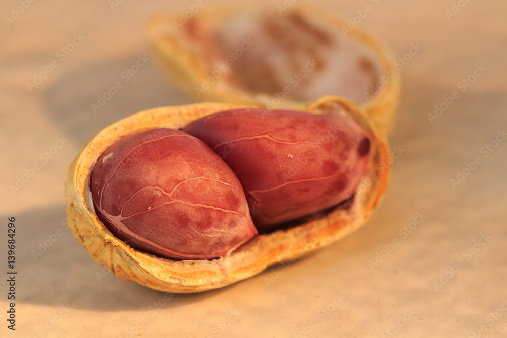 Close Up detail of peanut, Macro photo Close Up detail of peanut, Macro photo