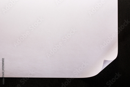 Blank sheet of paper