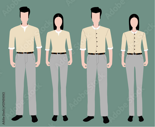 Fashion uniform set