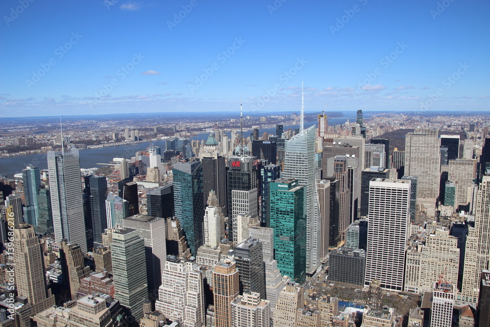 Fototapeta premium Skyline Manhattan Nowy Jork